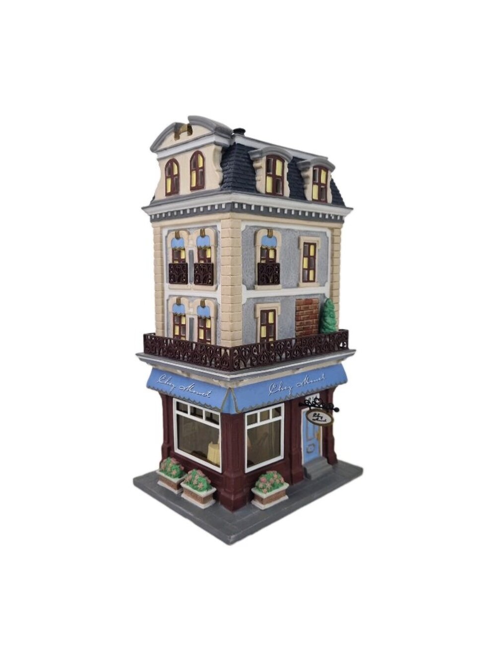 Department 56 Chez Monet 58938 Christmas In The City Lighted Building